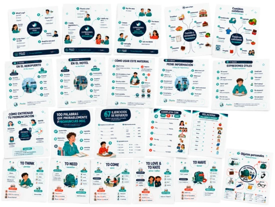 547 Mapas Mentales Visuales de Inglés